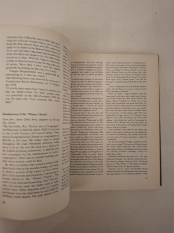 20250905_065156 Bellville Wordingsjare Van ‘n Stad – Growth Of A City – C J S Scheepers Strydom secondhand book