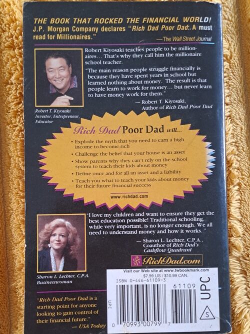 Rich Dad Poor Dad – Robert T. Kiyosaki, Sharon L. Lechter secondhand book