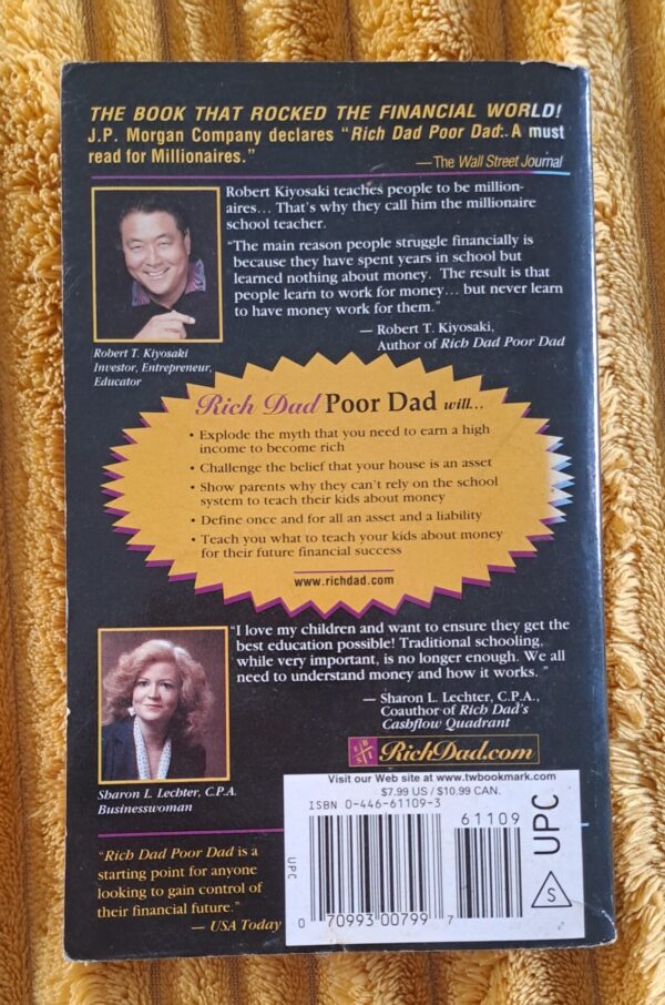 Rich Dad Poor Dad – Robert T. Kiyosaki, Sharon L. Lechter secondhand book