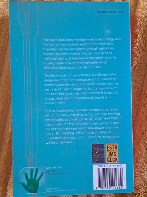 What Just Happened – James Gleick secondhand book