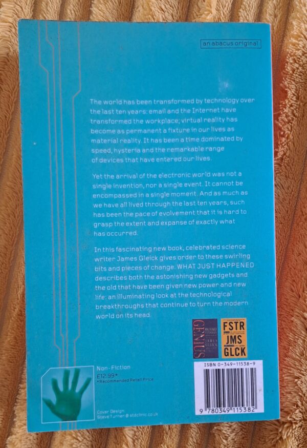 What Just Happened – James Gleick secondhand book