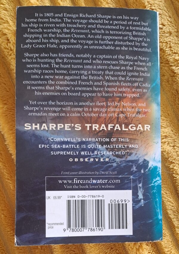 Sharpe’s Trafalgar – Bernard Cornwell secondhand book