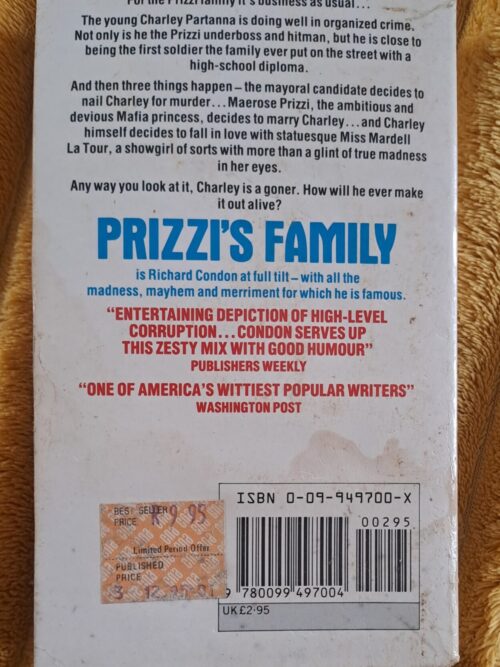 Prizzi’s Family – Richard Condon secondhand book