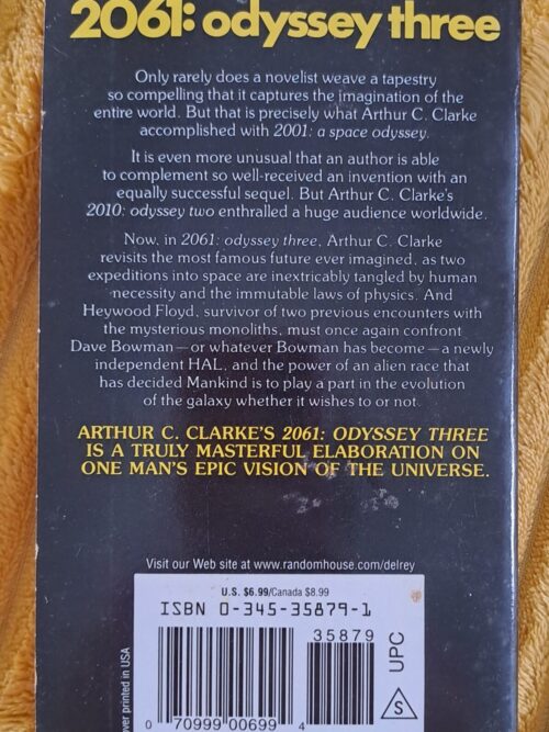 2061: Odyssey Three – Arthur C. Clarke secondhand book