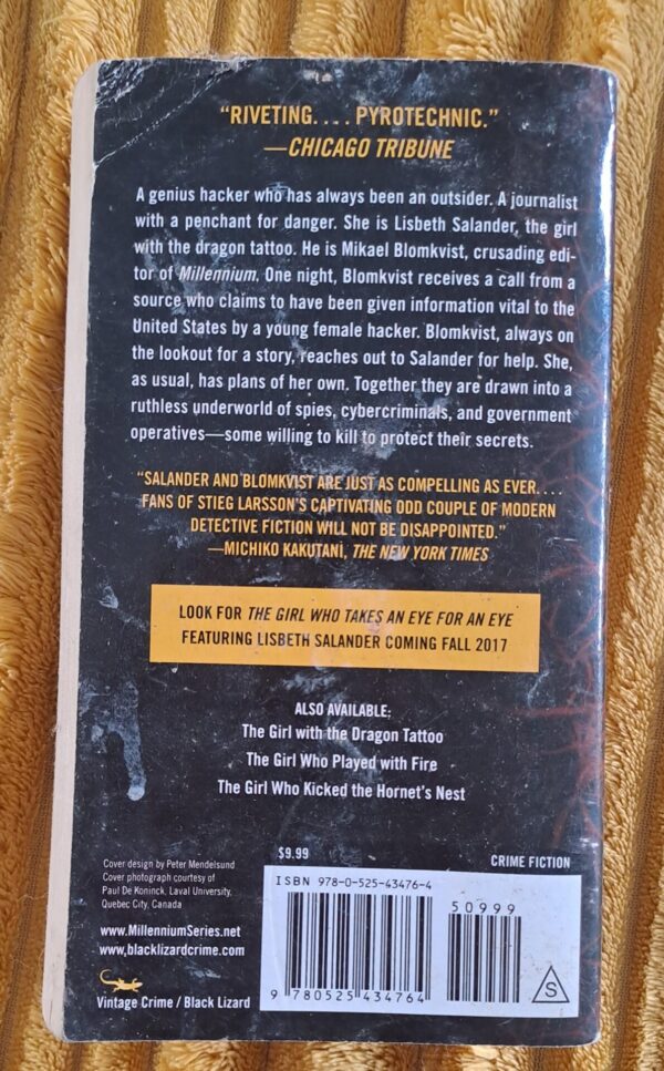 20250905_140129 The Girl In The Spiders Web – David Lagercrantz secondhand book