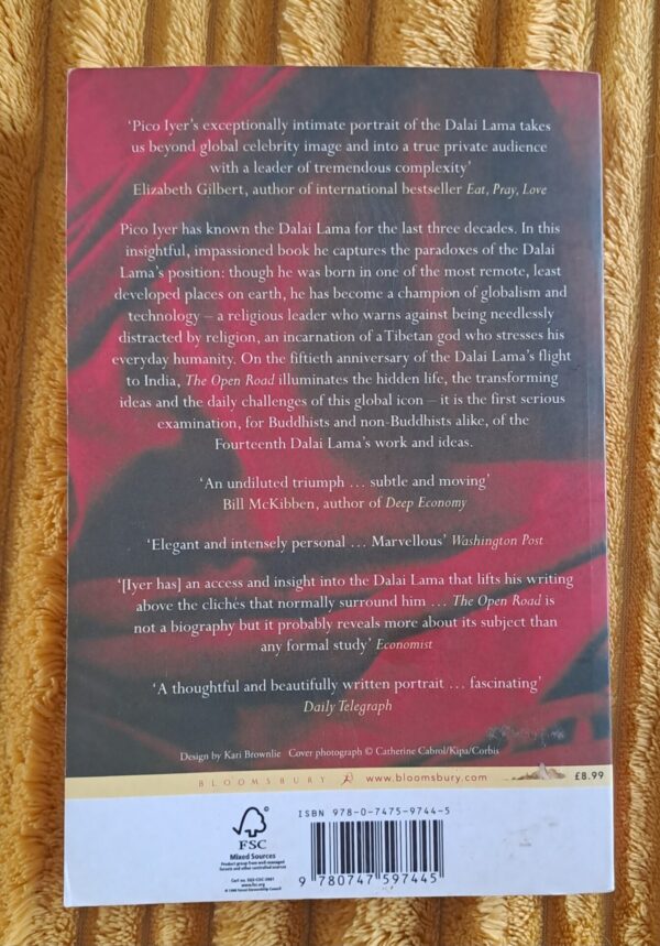 The Open Road – Pico Iyer secondhand book