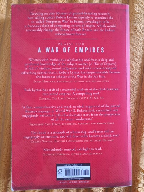 War Of Empires: Japan, India, Burma And Britain 1941-45 – Robert Lyman secondhand book