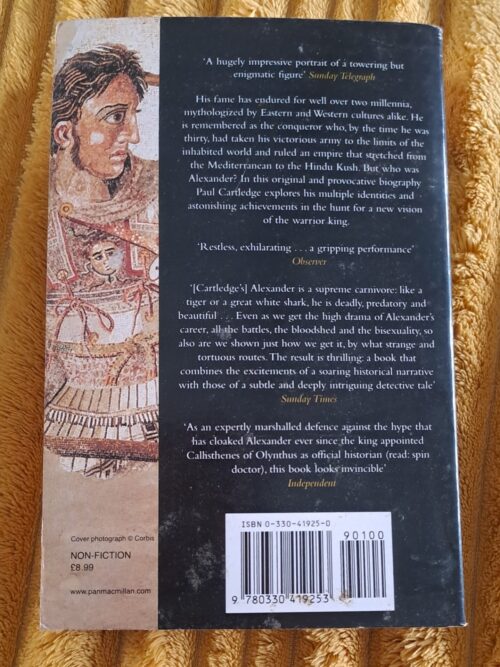 Alexander The Great: The Hunt For A New Past – Paul Cartledge secondhand book