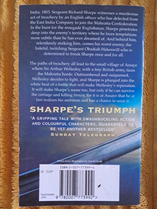 Sharpe’s Triumph – Bernard Cornwell secondhand book