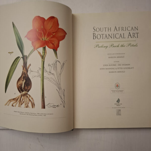 South African Botanical Art: Peeling Back The Petals – Marion Arnold secondhand book