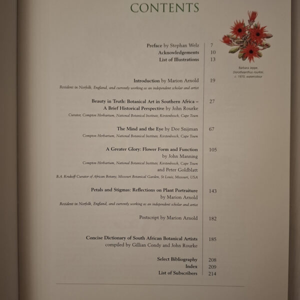 South African Botanical Art: Peeling Back The Petals – Marion Arnold secondhand book