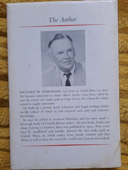 Snakes Of Africa: Southern, Central And East – RM Isemonger secondhand book