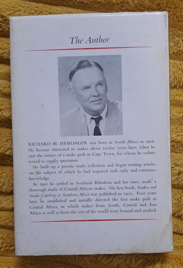 Snakes Of Africa: Southern, Central And East – RM Isemonger secondhand book