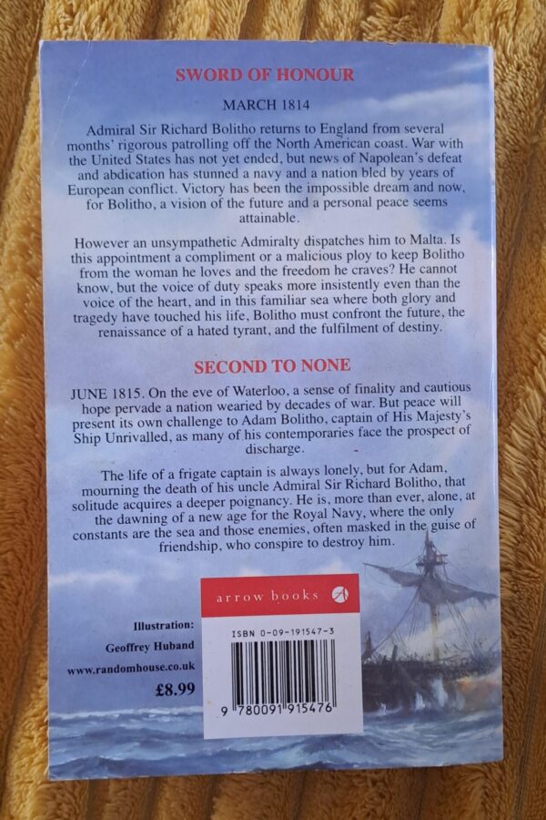 Sword Of Honour | Second To None – Alexander Kent secondhand book