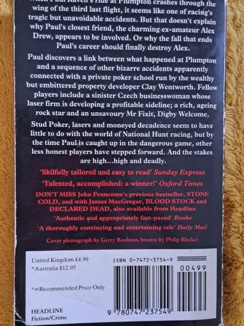 Stud Poker – John Francome secondhand book