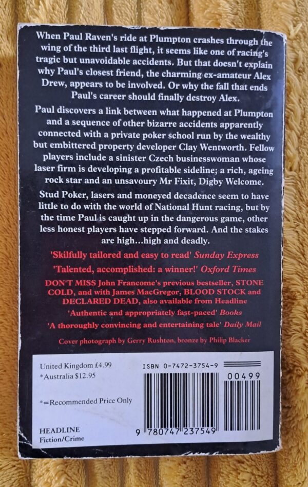 20250909_152011 Stud Poker – John Francome secondhand book