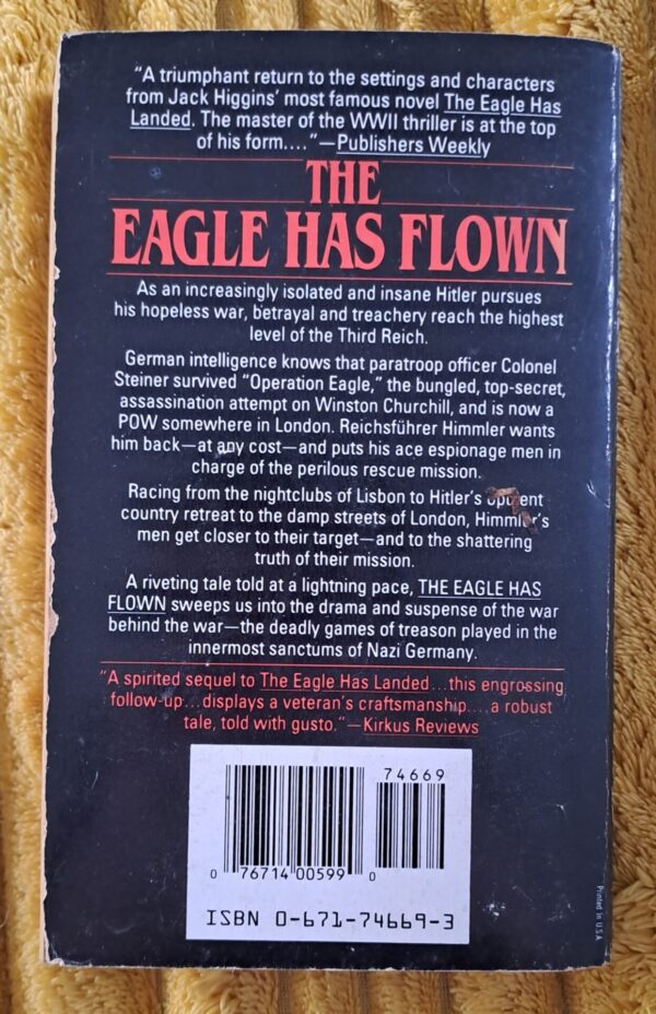 The Eagle Has Flown – Jack Higgins secondhand book