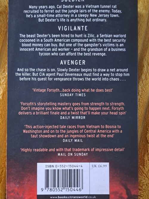 Avenger – Frederick Forsyth secondhand book