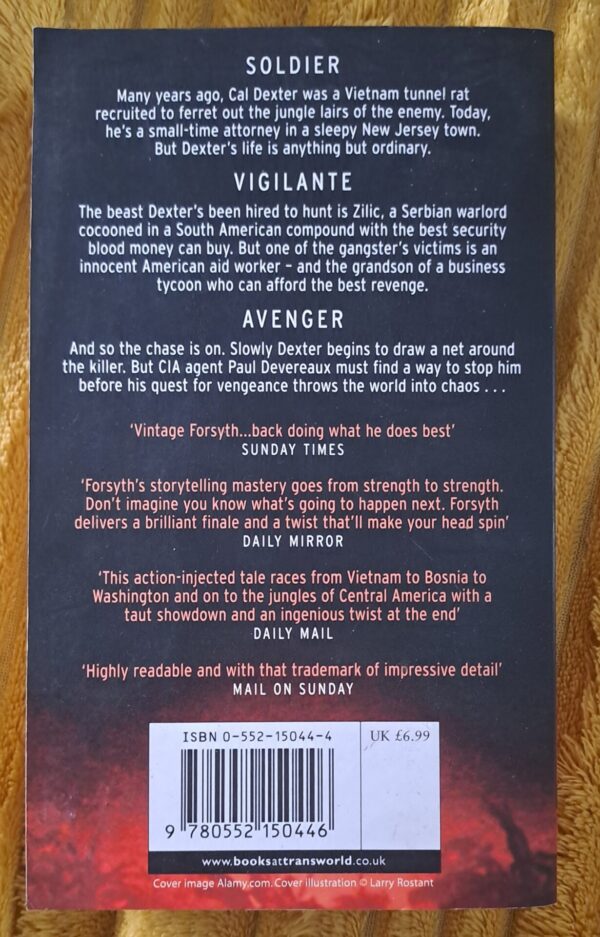 20250909_152807 Avenger – Frederick Forsyth secondhand book