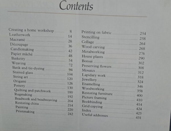 Crafts & Hobbies – Reader’s Digest secondhand book