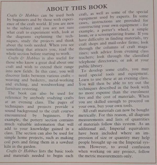 Crafts & Hobbies – Reader’s Digest secondhand book