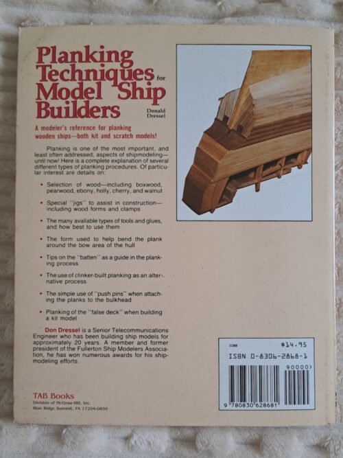 Planking Techniques For Model Ship Builders – Donald Dressel secondhand book