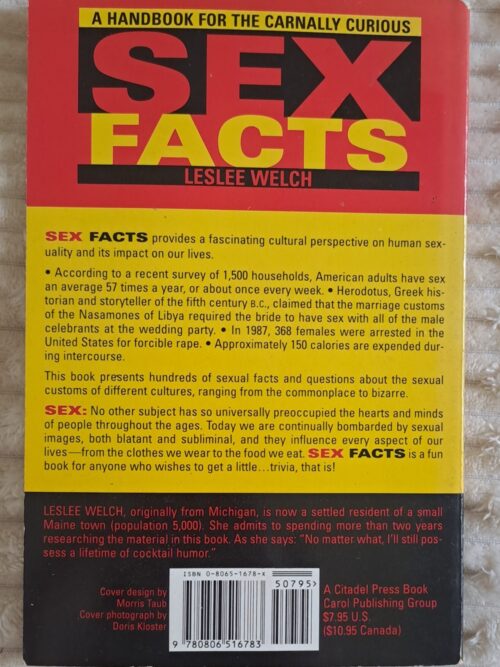 Sex Facts – Leslee Welch secondhand book