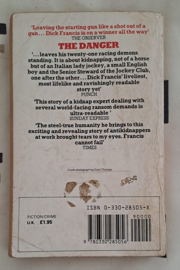 20250911_152220 The Danger – Dick Francis secondhand book