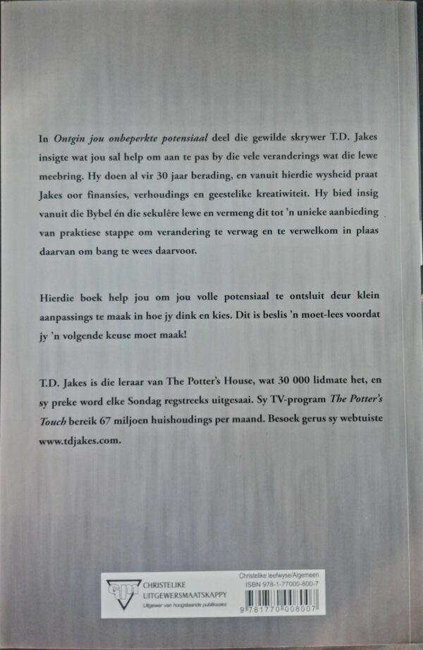 20250912_073436 Ontgin Jou Onbeperkte Potensiaal – T.D. Jakes secondhand book