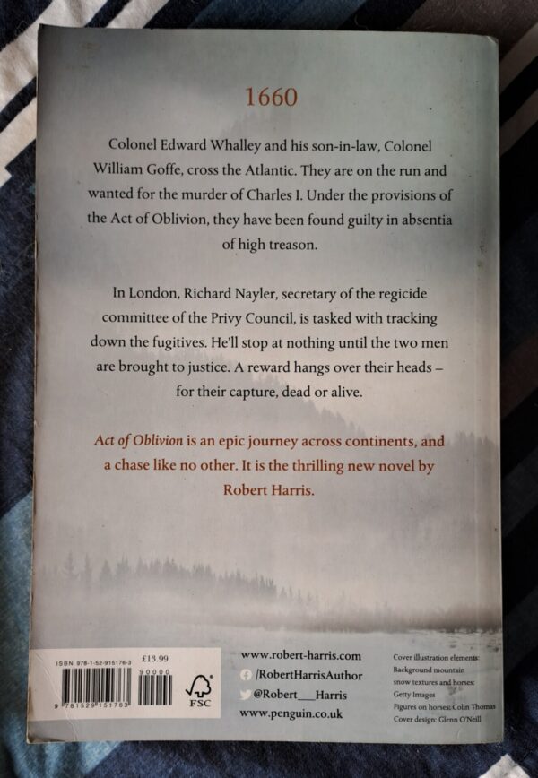 Act Of Oblivion — Robert Harris secondhand book