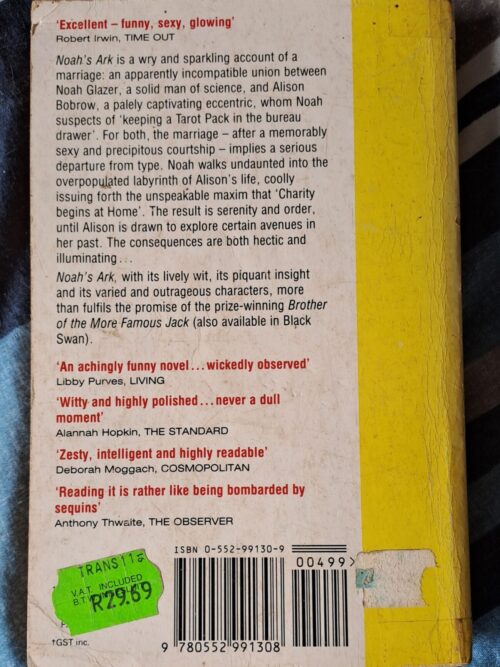 Noah’s Ark – Barbara Trapido secondhand book