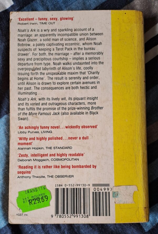 Noah’s Ark – Barbara Trapido secondhand book