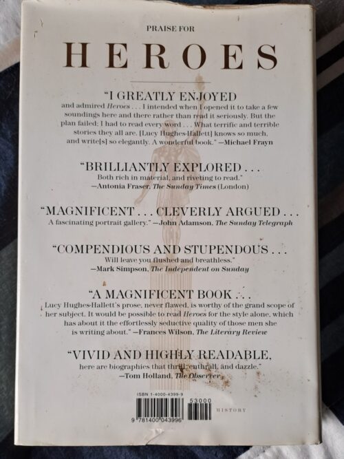 Heroes – Lucy Hughes-Hallett secondhand book