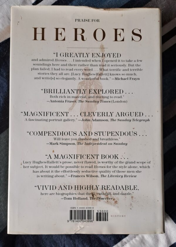 Heroes – Lucy Hughes-Hallett secondhand book