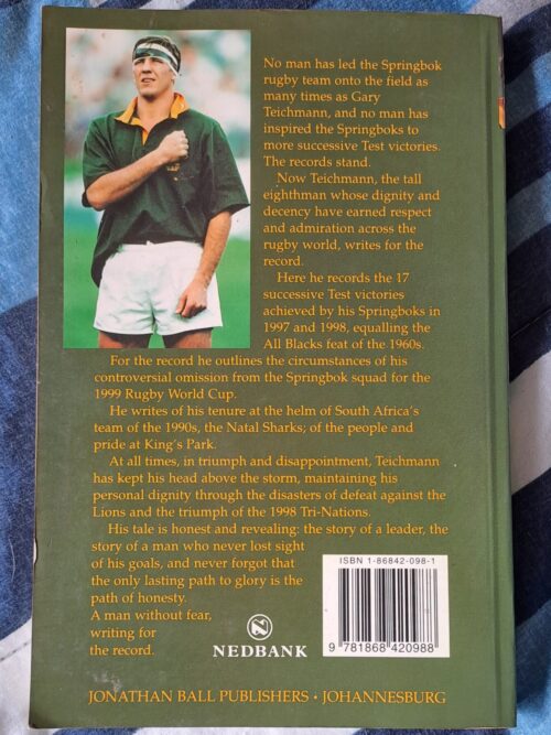 For The Record – Gary Teichmann secondhand book