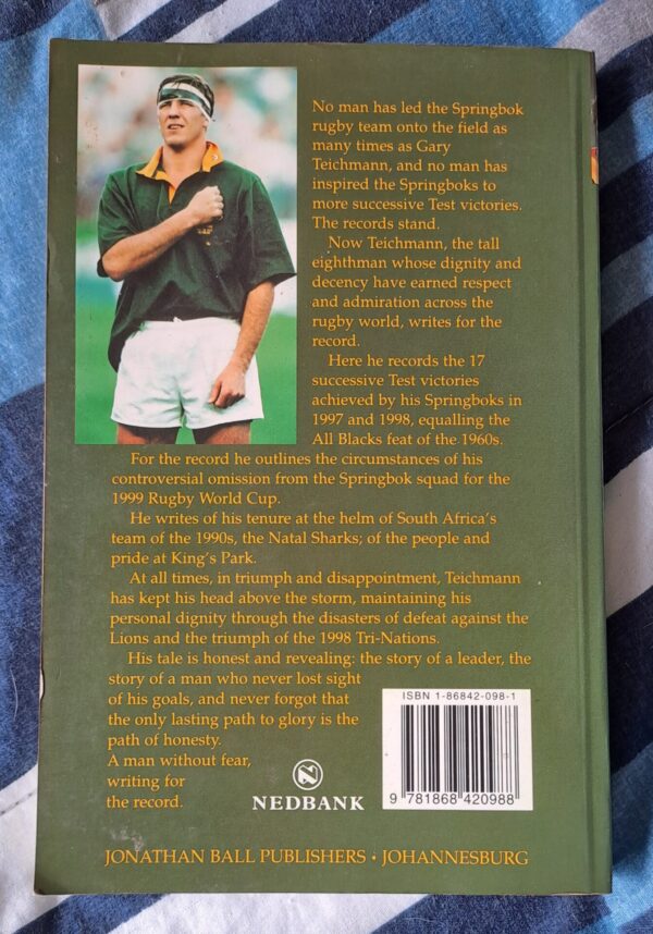 For The Record – Gary Teichmann secondhand book