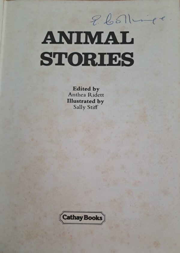Enchanting Animal Stories – Anthea Ridett secondhand book