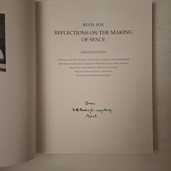 Revel Fox: Reflections On The Making Of Space – Justin Fox secondhand book