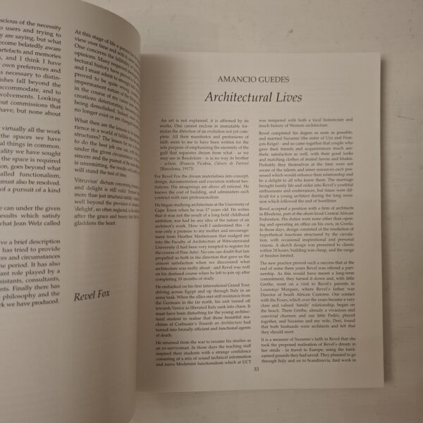 Revel Fox: Reflections On The Making Of Space – Justin Fox secondhand book
