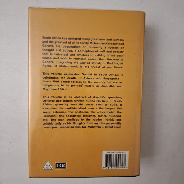 The South African Gandhi – M. K. Gandhi, Fatima Meer **Signed** secondhand book