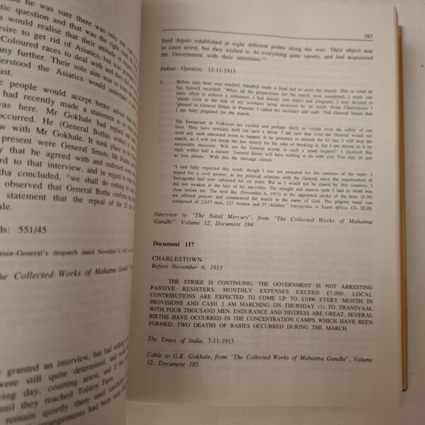 The South African Gandhi – M. K. Gandhi, Fatima Meer **Signed** secondhand book