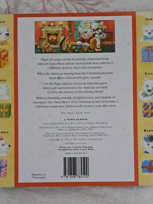 Santa Bear’s First Christmas – Caroline Repchuk secondhand book