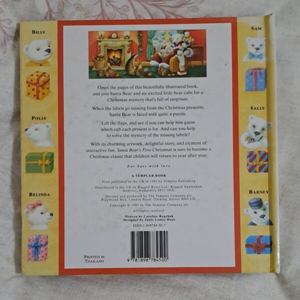 Santa Bear’s First Christmas – Caroline Repchuk secondhand book
