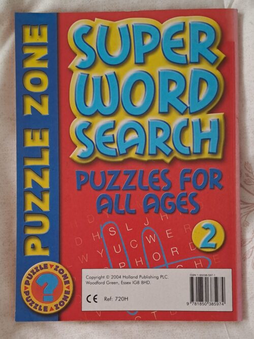 Super Word Search Puzzles For All Ages – Holland Publishing secondhand book