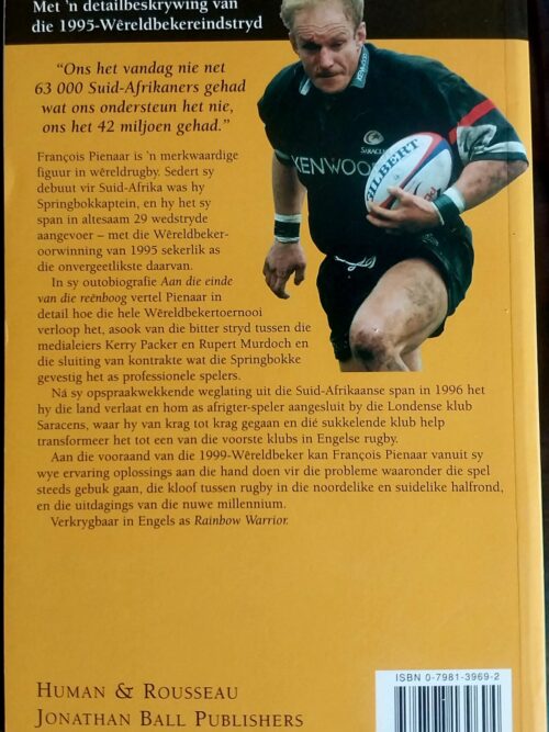 Aan Die Einde Van Die Reënboog – Francois Pienaar secondhand book