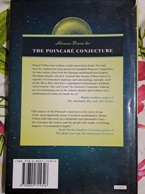 The PoincarĂ© Conjecture – Donal O’ Shea secondhand book