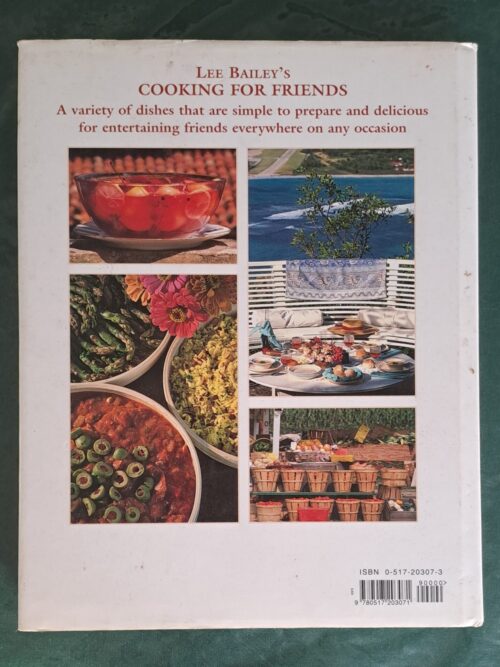 Cooking For Friends – Lee Bailey secondhand book