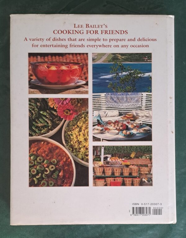 Cooking For Friends – Lee Bailey secondhand book