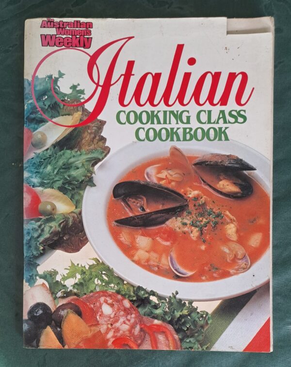 Italian Cooking Class Cookbook – Australian Women’s Weekly secondhand book