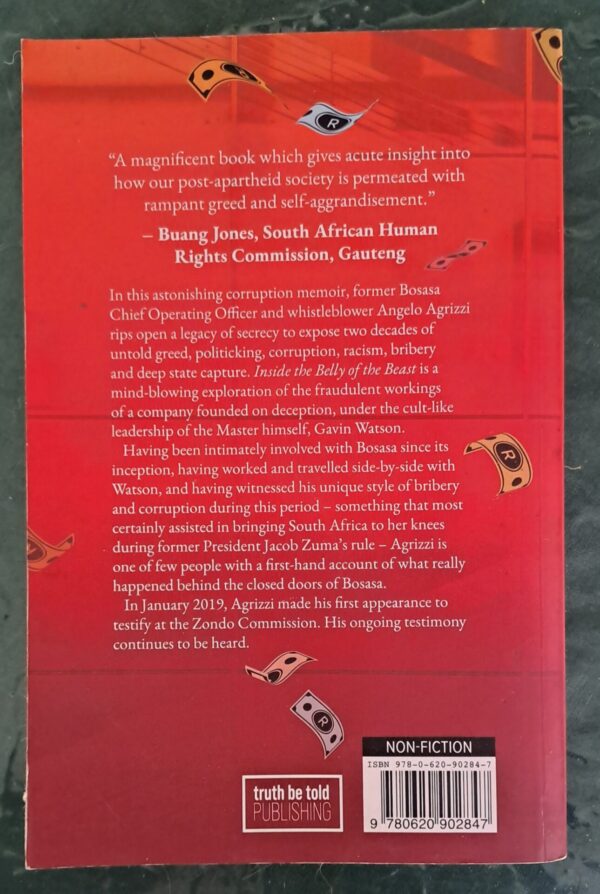 20250930_130545 Inside The Belly Of The Beast: The Real Bosasa Story – Angelo Agrizzi secondhand book